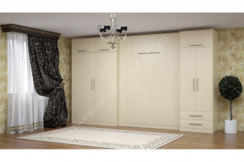 Комплект мебели со шкаф-кроватью трансформер Ратмир в Половинном - polovinnoe.mebel54.com | фото