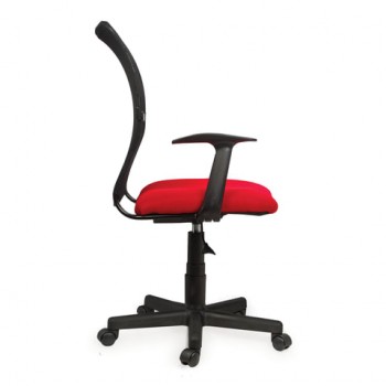 Кресло BRABIX Spring MG-307 (красно-черный) в Половинном - polovinnoe.mebel54.com | фото