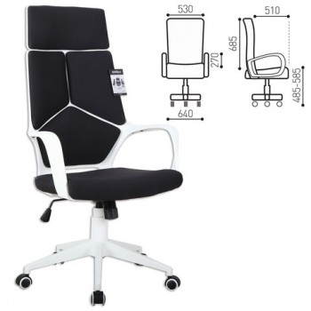Кресло офисное BRABIX Prime EX-515 (черная ткань) в Половинном - polovinnoe.mebel54.com | фото