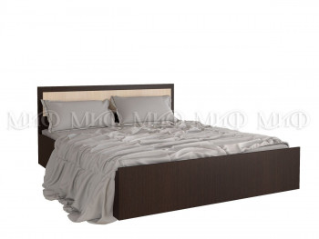 Кровать 1,6 Фиеста (Венге/Дуб беленый) в Половинном - polovinnoe.mebel54.com | фото