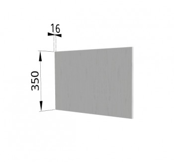 Панель торцевая (для шкафа горизонтального глубокого) ГПГ Ройс (Графит софт) в Половинном - polovinnoe.mebel54.com | фото