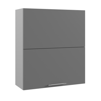Ройс ПГПМ 800 Шкаф верхний Blum Aventos HF (Графит софт/корпус Серый) в Половинном - polovinnoe.mebel54.com | фото